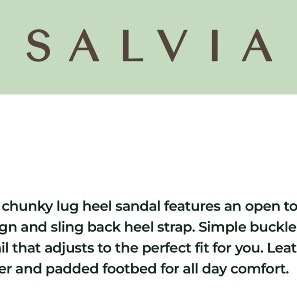 NWOT Salvia “Hope” Cuoio Sheep Leather Platform Sandals. Chunky. Comfort. Sz 36 - Picture 3 of 11